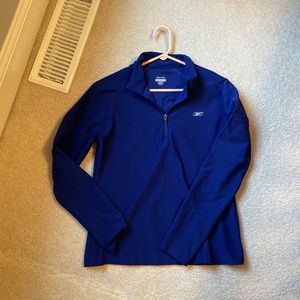 Reebok blue 1/3 zip up